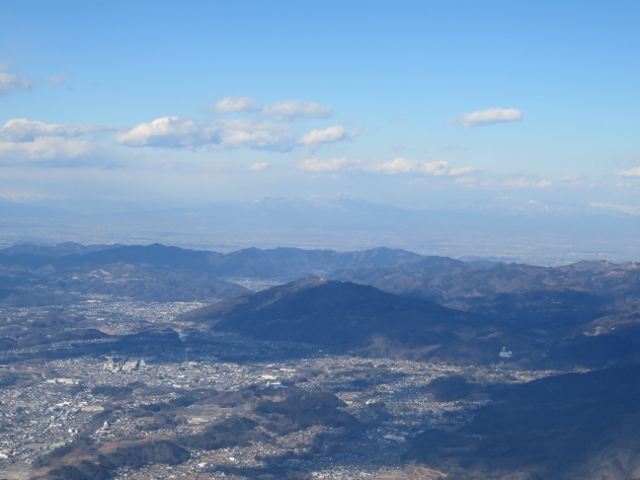 武甲山山頂（第１展望台）から赤城山方面