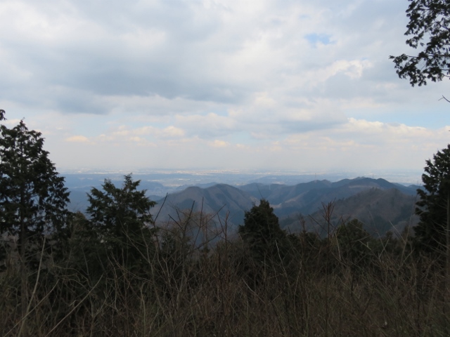 臼杵山南峰山頂からの景色