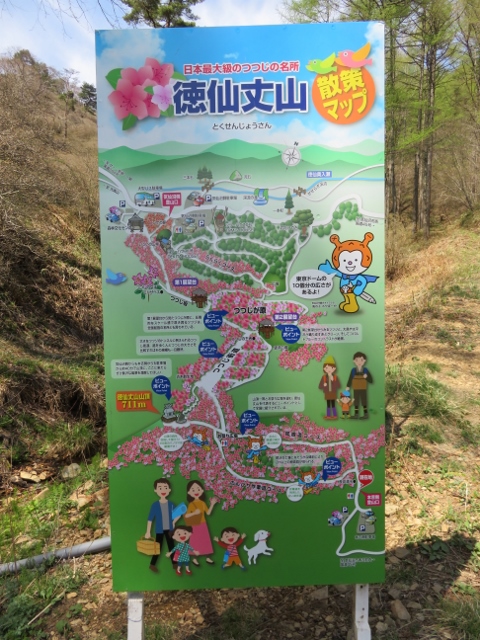 徳仙丈山散策マップ