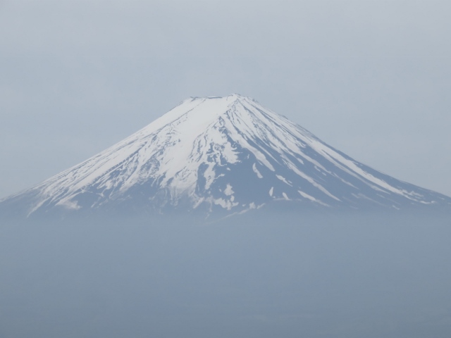 清八山から富士山のアップ