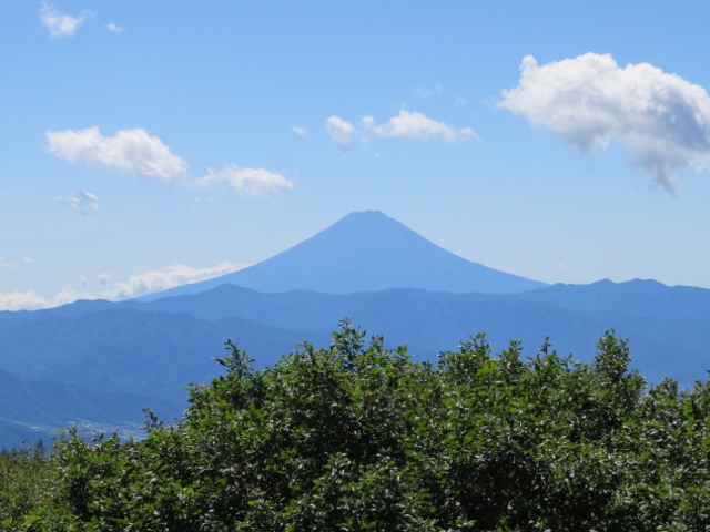 本日初の富士山（アップ）
