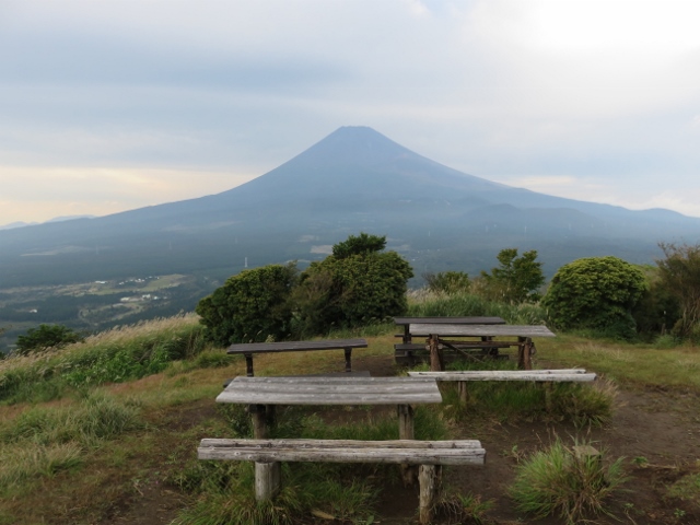 馬の背見晴台から富士山