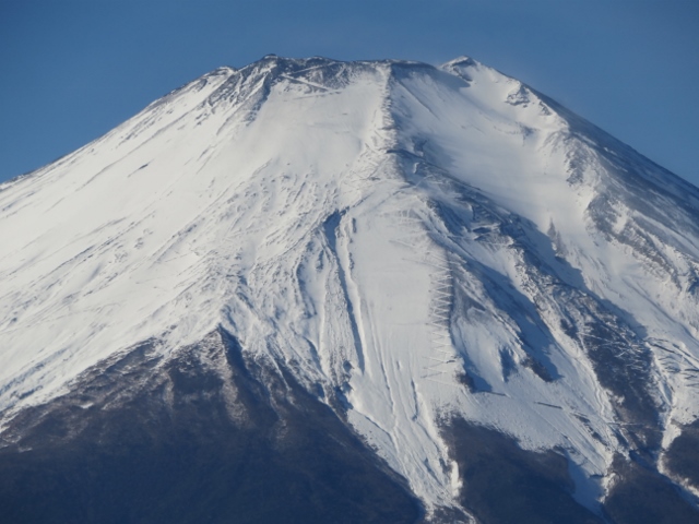 石割山から富士山をアップで