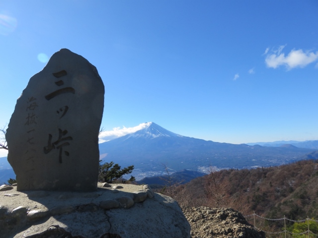 三ッ峠山（開運山）から富士山