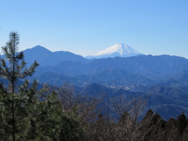 小仏城山から富士山