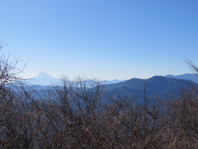 御前山から富士山方面