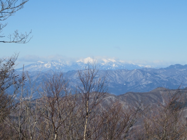 滝子山山頂から八ヶ岳