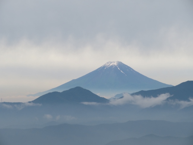 富士山をアップで