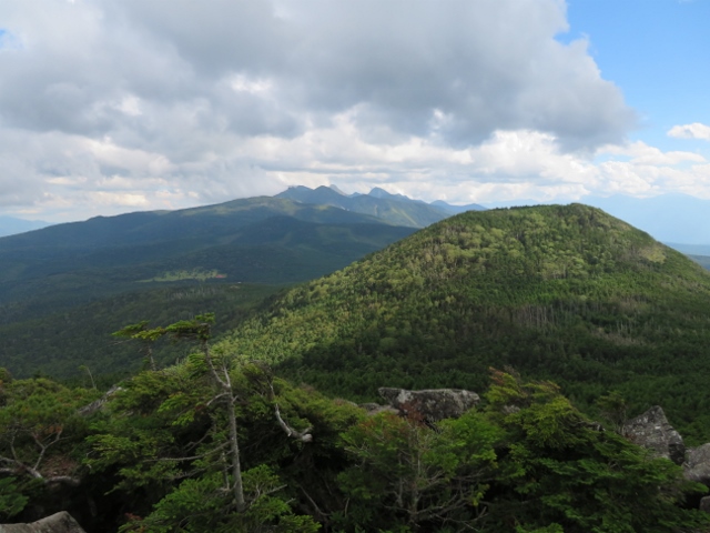 縞枯山展望台から八ヶ岳方面